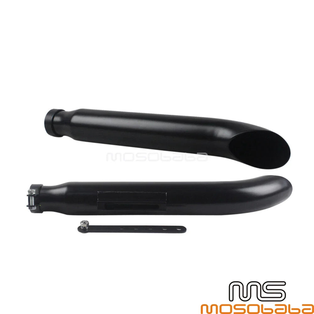 19��� Universal Exhaust Muffler Turn-out Pipe Tip for Harley BMW Bobber