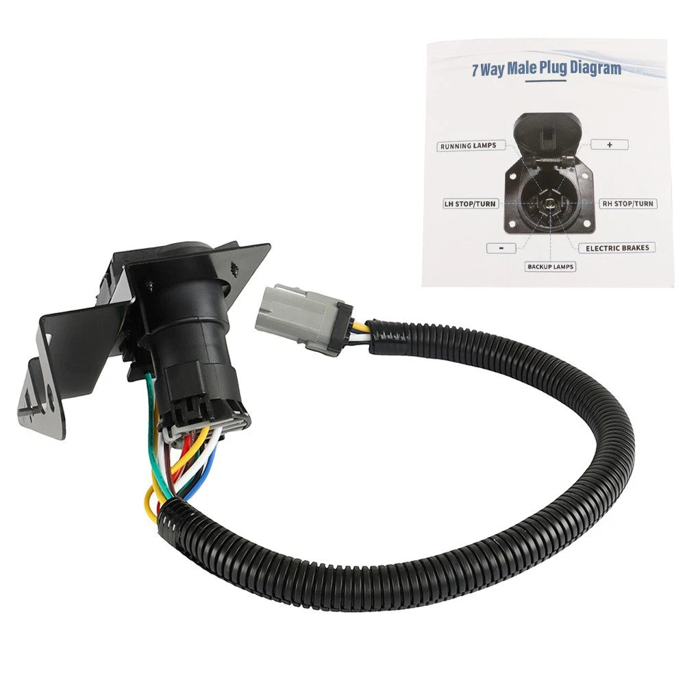 Trailer Tow Wiring Harness 4 & 7 Pin Plug for Ford (2002–2004)