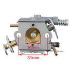Carburetor with Air Fuel Filter Kit for Craftsman 18 42cc Chainsaw (545081885)