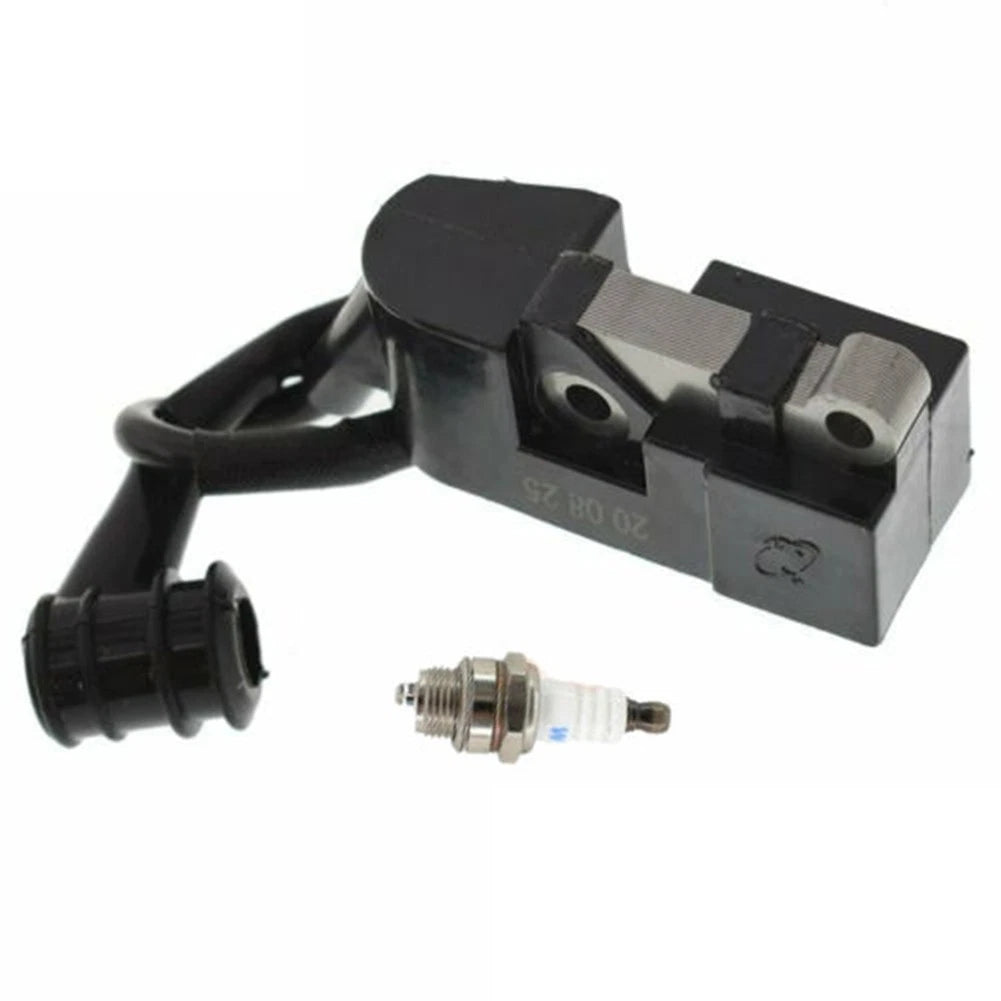 Ignition Coil for SX62 SX66 Chainsaw (62cc 66cc) - Exhaust Muffler & Gasket