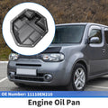 1 Pc Engine Oil Pan for Nissan Cube (2009–2014) No.11110EN210 Iron Black