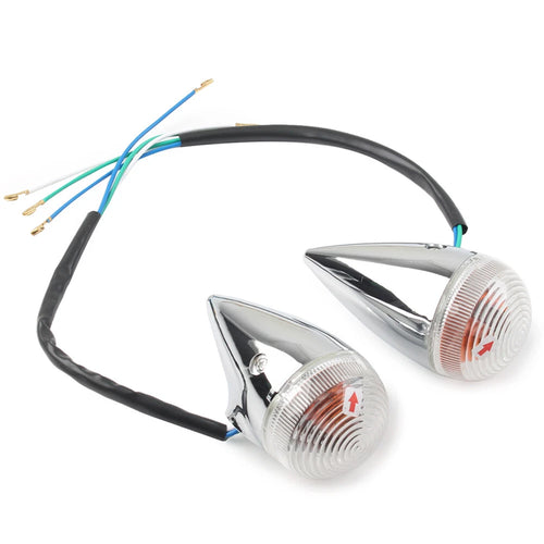 1 Pair Clear Turn Signal Lights for Yamaha XV1900 (2006–2013)