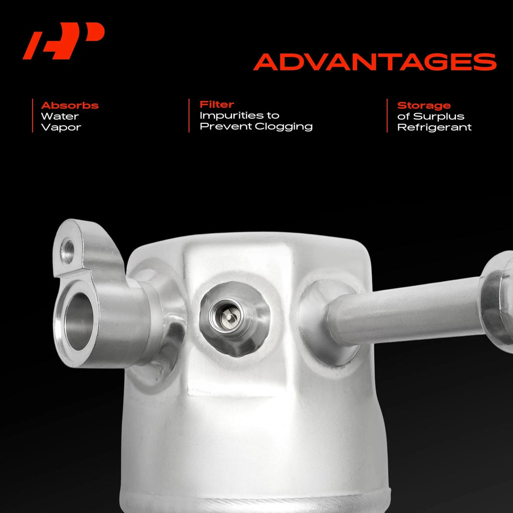 A/C Receiver Drier with Hose for Chevy Camaro Pontiac Firebird (1998–2002)