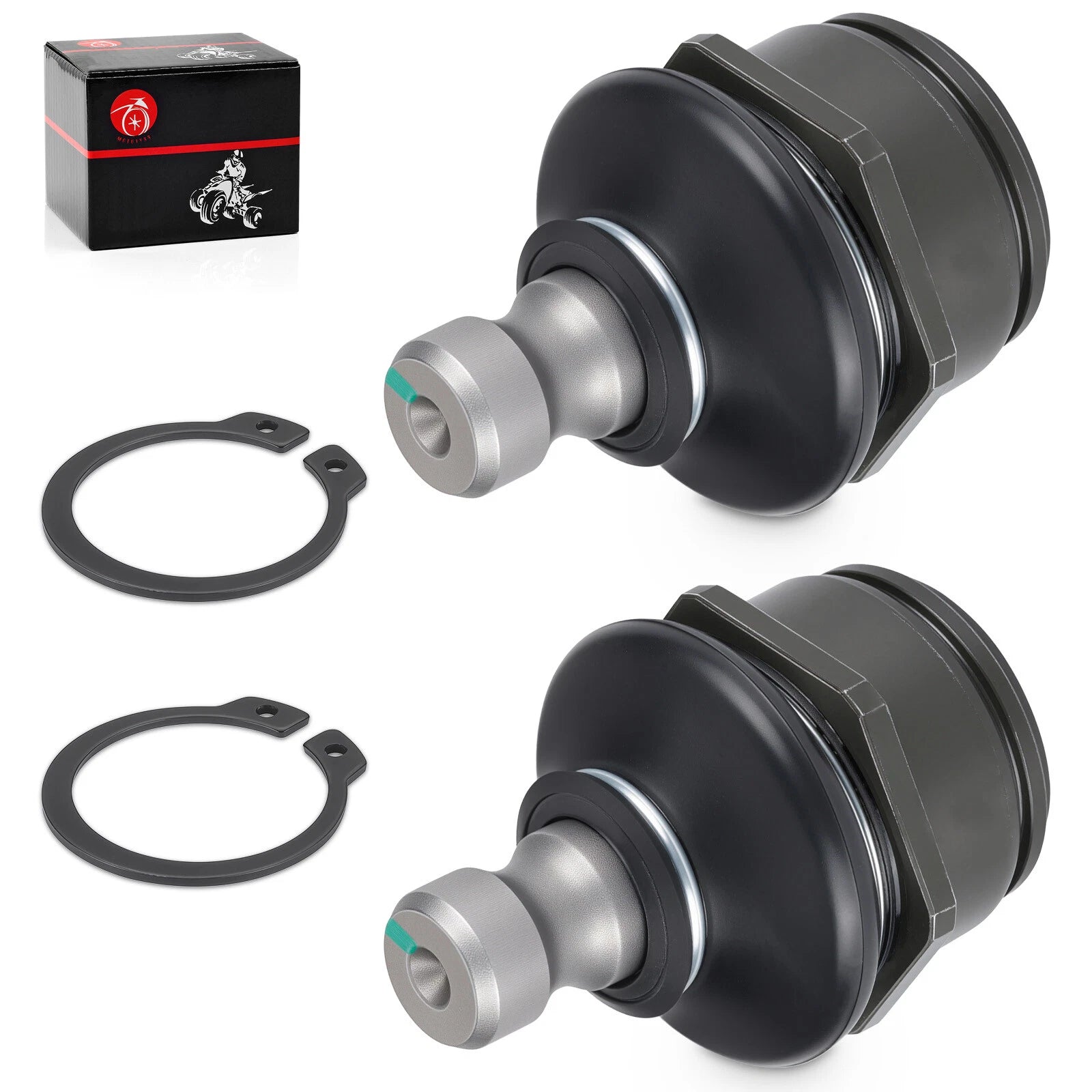 2Pcs Front Lower A Arm Ball Joint Set for Kawasaki Prairie 300 400 (1999–2006)