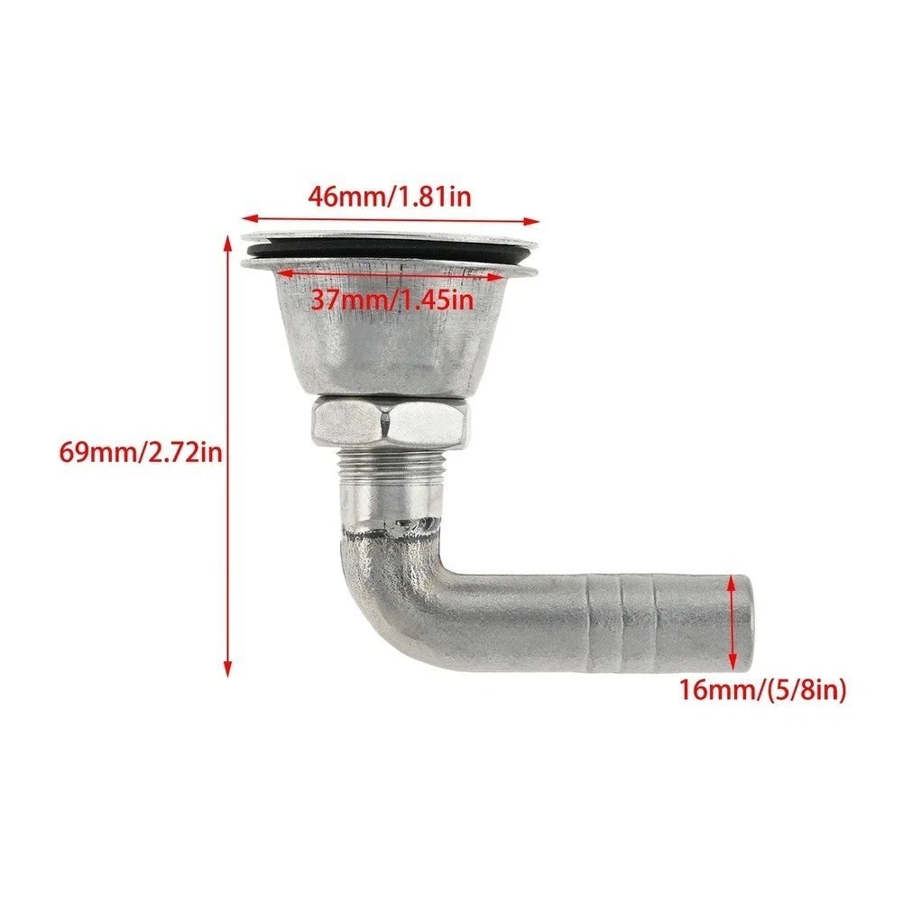 Boat Fuel Tank Vent for Sea Navigation (316 Stainless Steel)