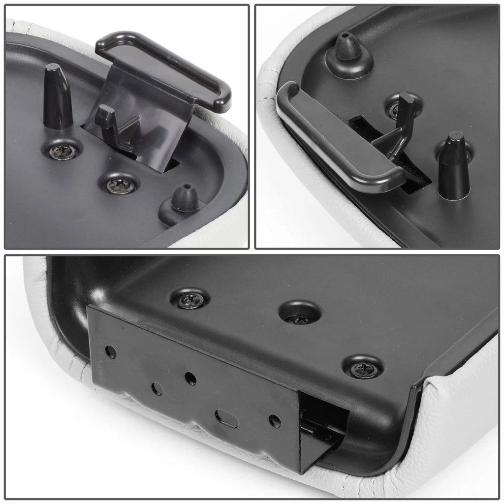 Center Console Armrest Lid Set for Trailblazer Envoy (2002–2009) Grey