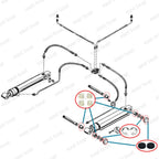 Power Trim Kit for Mercruiser Alpha One Gen II (23-815950-1, 53-815949)