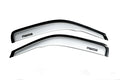 Silver Visor Shield Deflector Weather Guard for Mazda BT-50 (2006-2011)