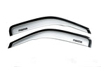 Silver Visor Shield Deflector Weather Guard for Mazda BT-50 (2006-2011)