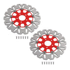 2X 11.8in Floating Front Brake Rotor for Harley-Davidson Trike (2009–2019)