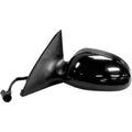 Replacement Driver Power Door Mirror w/Black Textured and Ready to Paint Covers