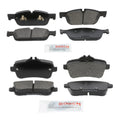Bosch Blue Ceramic Disc Brake Pad Kit for X166 GL550 GLE550e GLS550 (2013–2019)