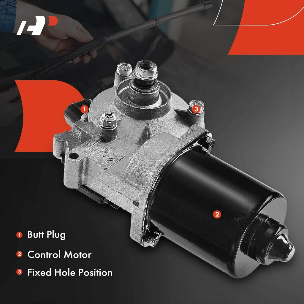 Front Windshield Wiper Motor for Chevy Silverado 1500 2500 HD (2007-2018)