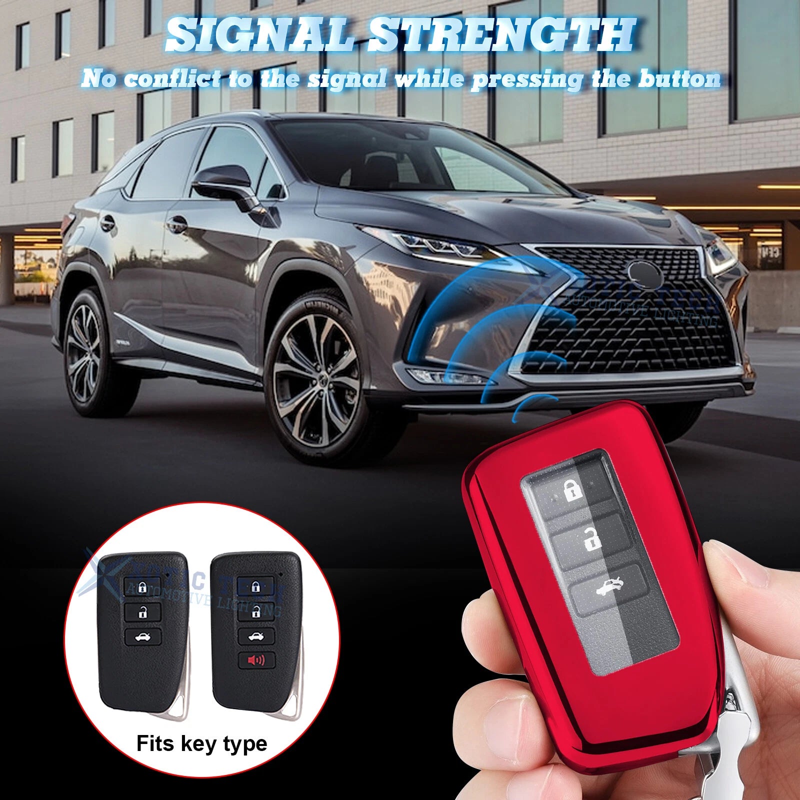 Smart Key Cover Case for Lexus IS GS LS ES NX RC (2015-2025)