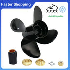 Set of 4 Blades Boat Propeller 10.1x15 for Mercury Spitfire (40-60HP)