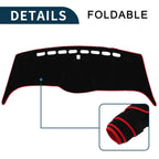 Dashboard Cover Mat for Honda Odyssey RB1 RB2 (2005–2010) Black Red
