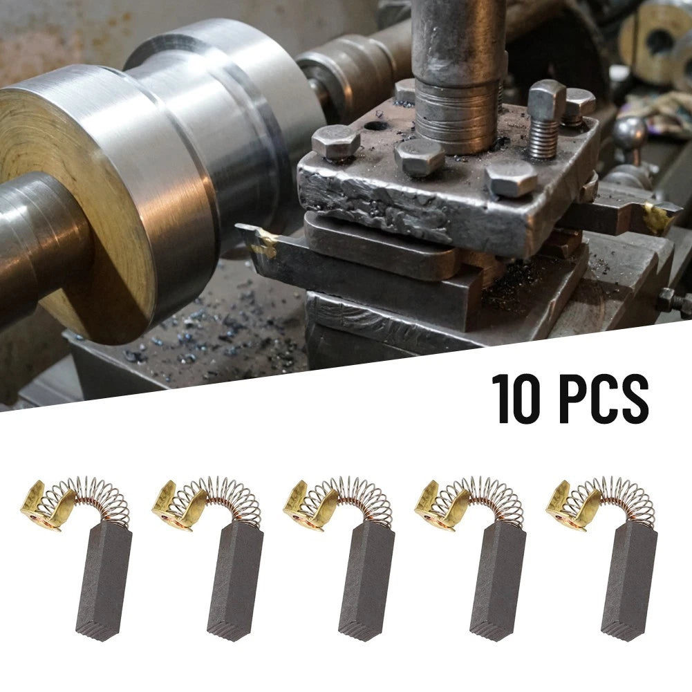 Set of 10 Carbon Brushes for Vacuum Cleaners (20mm x 7mm x 6mm)
