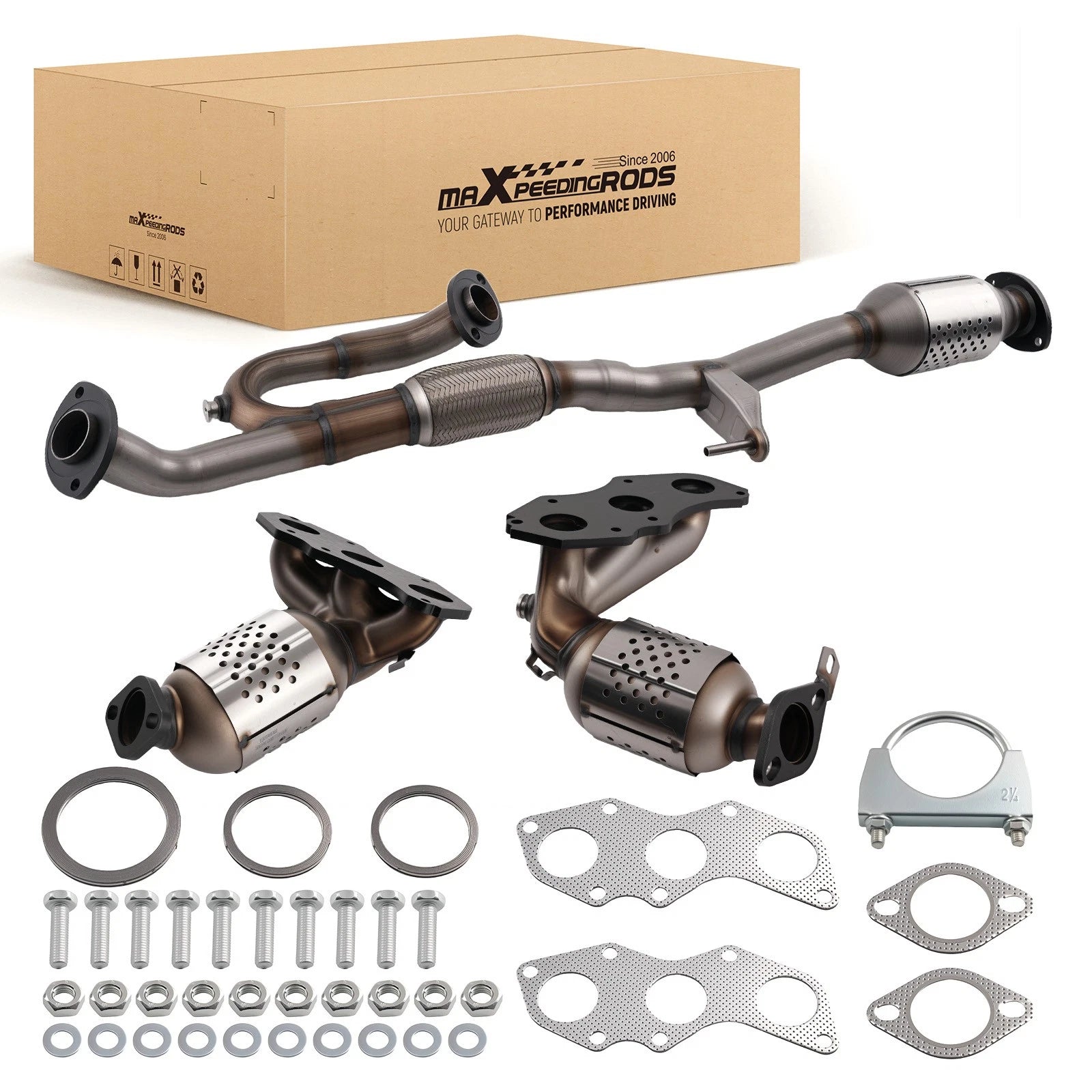 3X Catalytic Converter for Toyota Camry 3.5L V6 (2007–2017) EPA OBD-II
