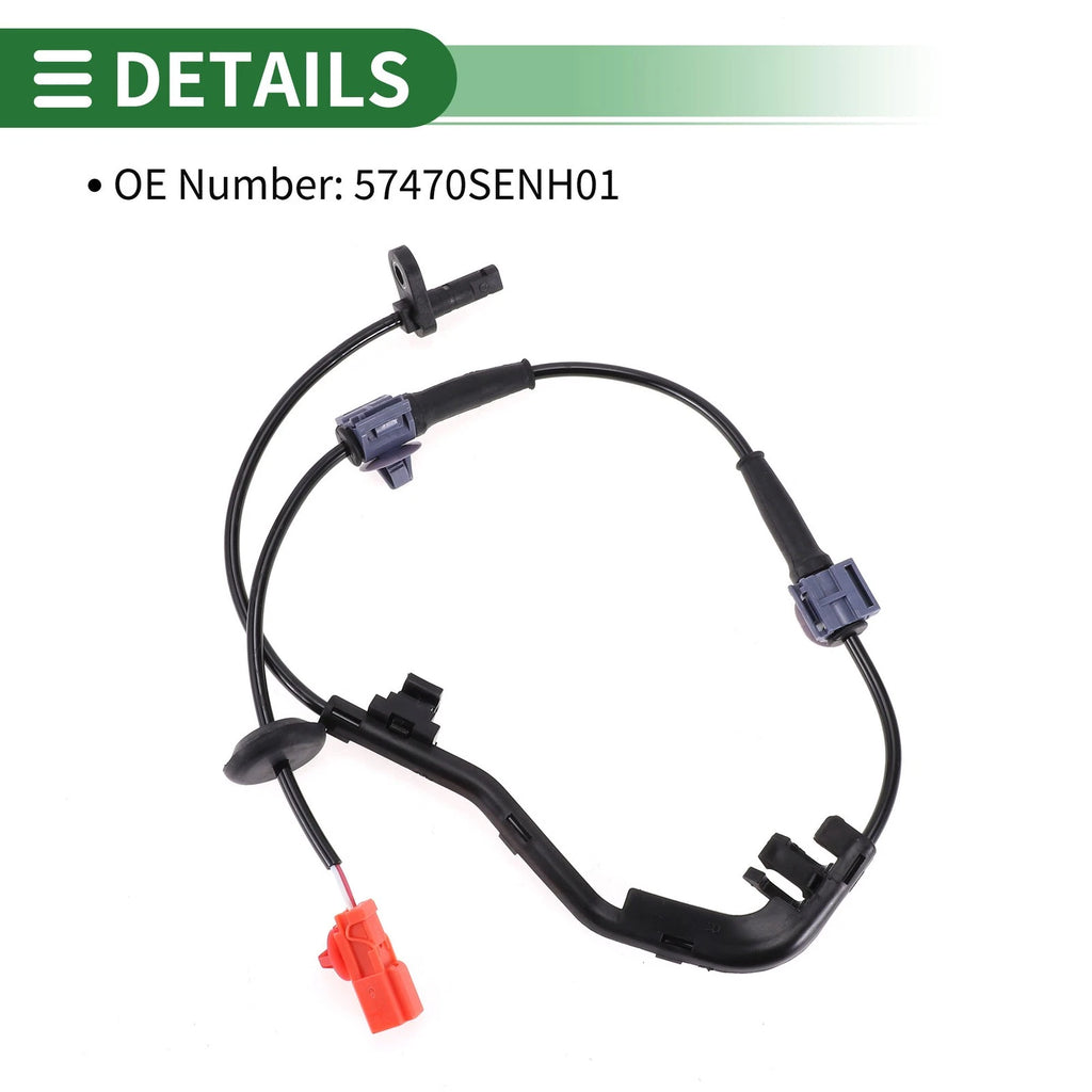 ABS Wheel Speed Sensor No. 57470SENH01 for Honda Fit Saloon (2003–2006)