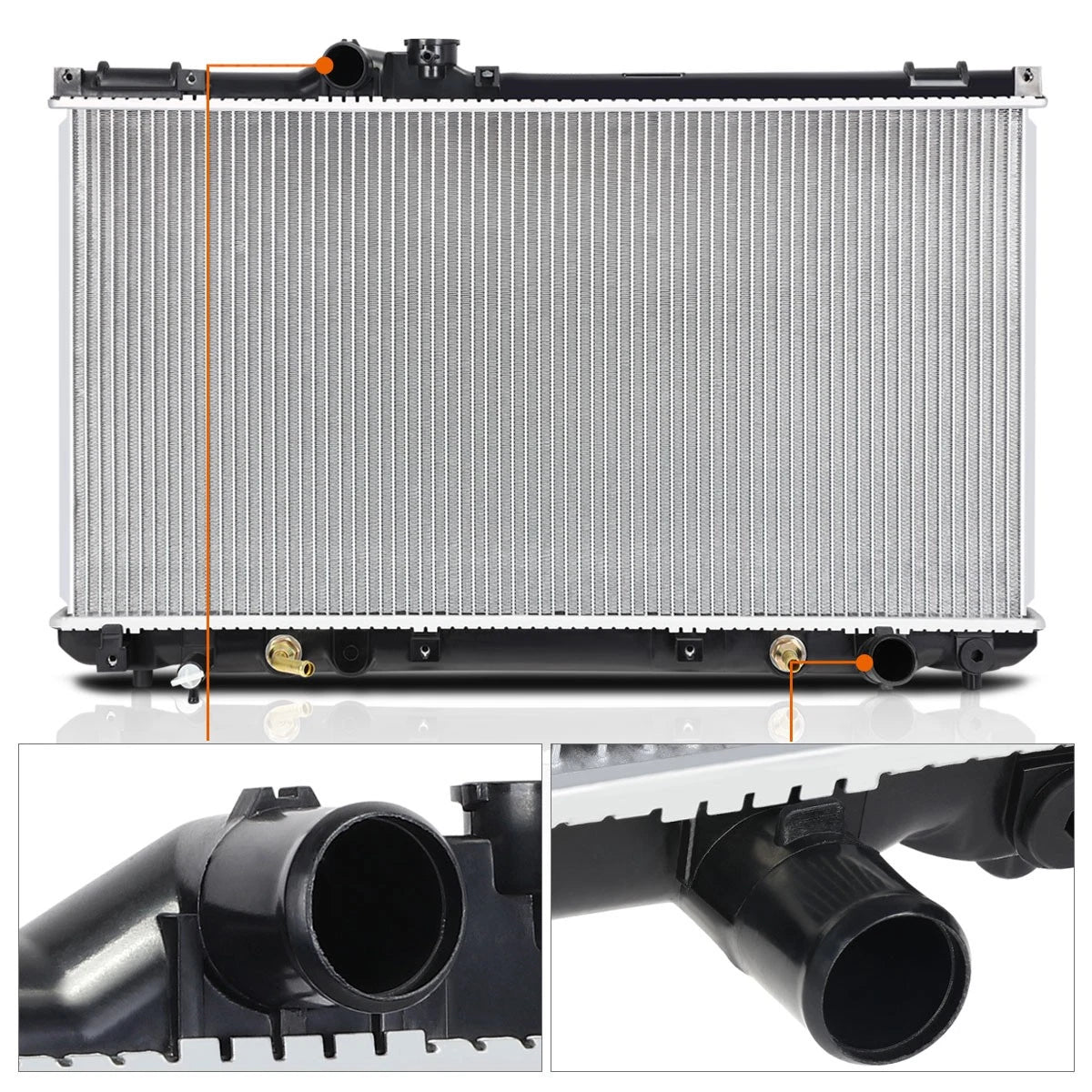 OE Aluminum Core Radiator for Lexus IS300 (2001–2005) DPI-2356