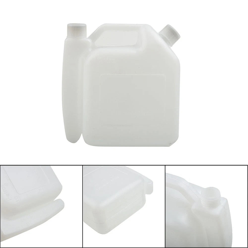2X Plastic 2-Stroke Measuring Mixing Bottle for Chainsaw Oil Fuel