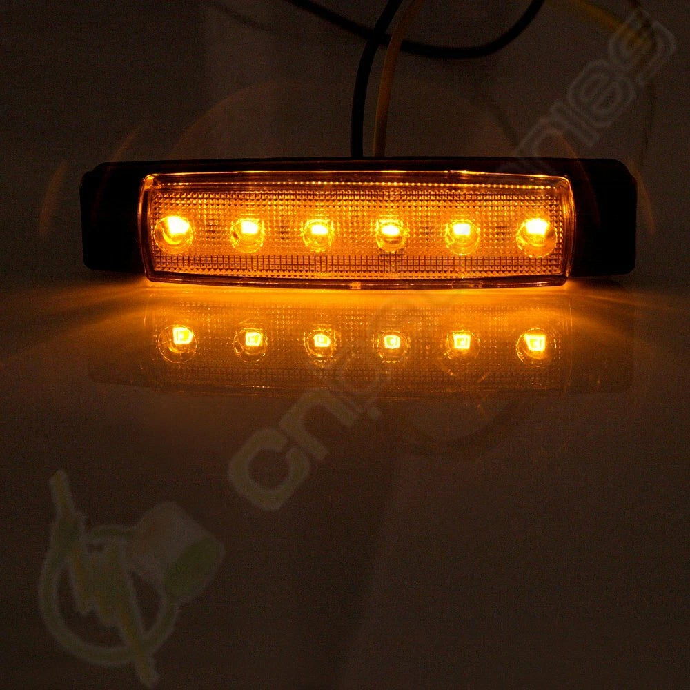5 Pair Clearance Light Side Marker Sealed for Trailer Truck 12V