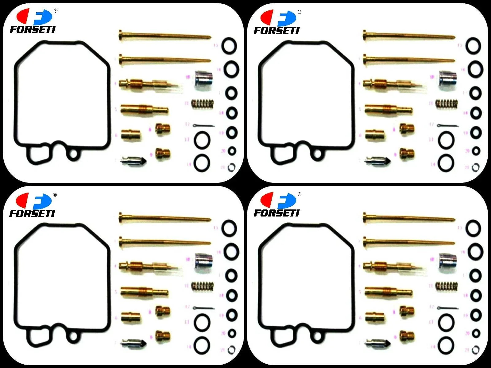 Carburetor Repair Kit for Honda CB900C Custom (1980-1982) - 4 x Rebuilds