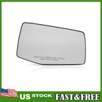 Heated Passenger Side Mirror Glass for GMC Sierra Silverado (2019–2024)