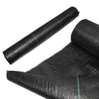 Set of 4 Heavy-Duty Woven Ground Cover Weed Barrier Garden Mats