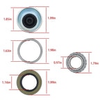 Set of 2 Trailer Bearing Kits for 2000-2200 lbs Trailers (2000–2023)
