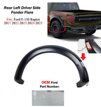 Rear Left Fender Flare Wheel Arch Molding for Ford F150 Raptor (2021–2025)