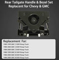 Metal Tailgate Handle & Plastic Bezel Set for GMC C/K 1500 2500 3500 (1988–2000)