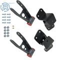 4" Lowering Drop Shackles & Hangers for Chevy Silverado (1988–1998)