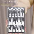 Nail Art Transfer Tool for French Designs (14.5 cm x 9.5 cm)