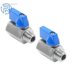 2 Piece Mini Ball Valve for (316 Stainless Steel)