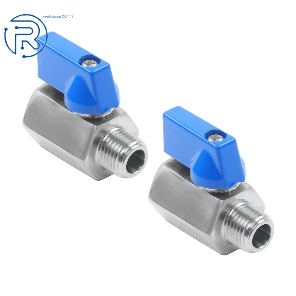 2 Piece Mini Ball Valve for (316 Stainless Steel)