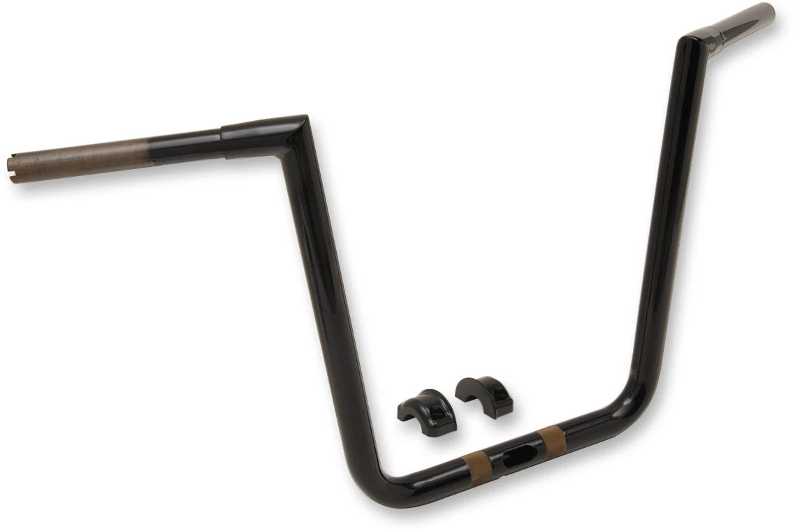 LA Choppers 1-1/4" Hefty Twin Peaks Handlebar 16" Black LA-7312-66B