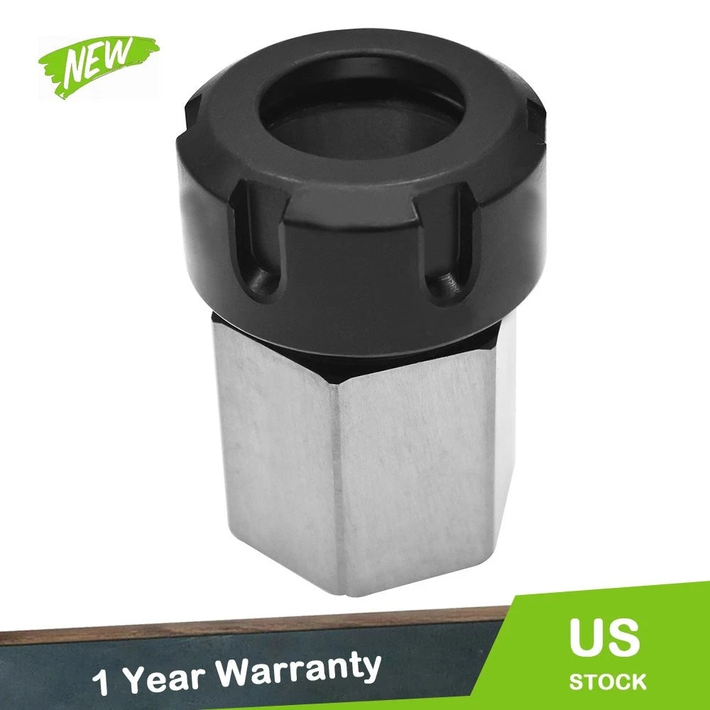 ER-32 Hex Collet Block Chuck Holder for CNC Lathe Engraving Machine