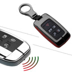 Jaguar Land Rover Key Fob Case Cover Shell Leather for Discovery Range Rover