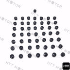 50 Piece Black Cap Dress Kit for Harley Touring (2007–2017)