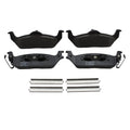 Set of 4 TRW Pro Rear Metallic Slotted Brake Pads for Ford F-150 (2004–2020)