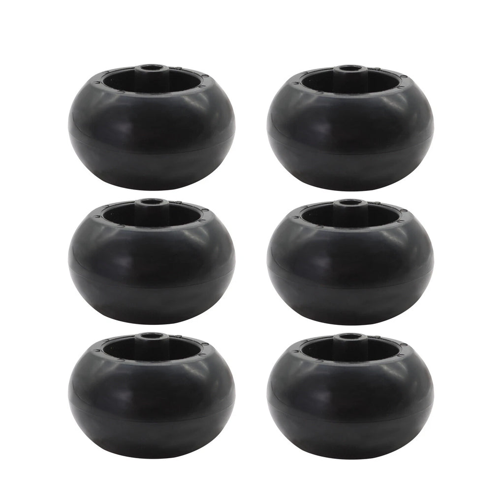 6Pk 5" Anti-Scalp Deck Wheel Kit for Exmark (Fits 103-3168, 103-4051, 103-7263, 109-9011)