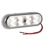 LED Bimini Top Light for Universal Use (Warm White, Stainless Steel Cover)