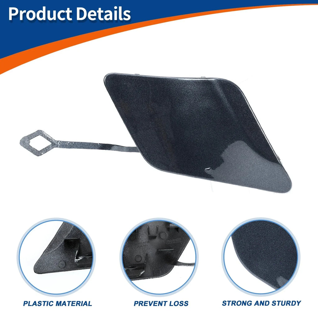 Tow Hook Cover for Mercedes-Benz Front Car Bumper Tenorite Grey (2012-2018)