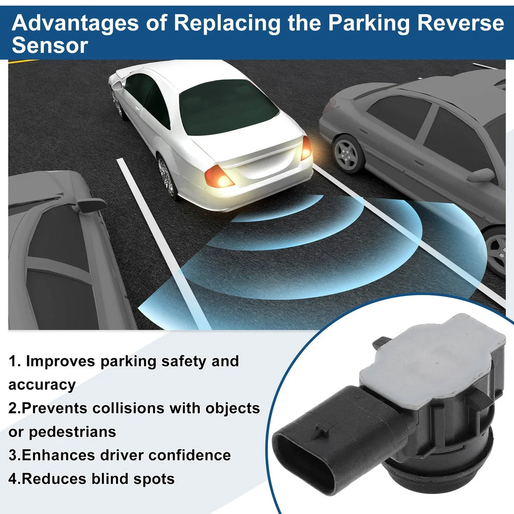 Reverse Backup Parking Sensor for BMW M2 Base Black (2016-2018)