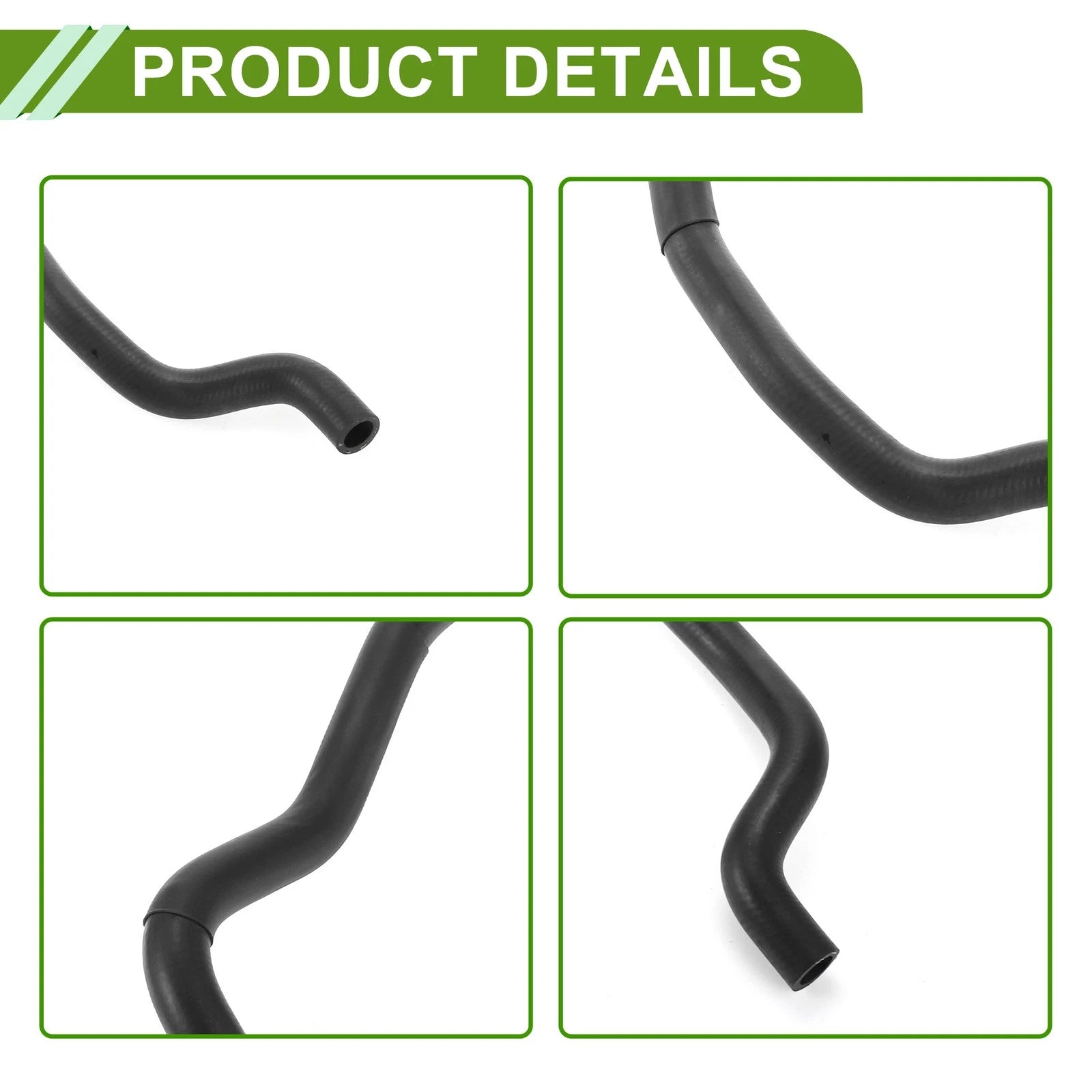 HVAC Heater Hose for Toyota Camry Solara 2.4L (2002–2006) No. 8724533450 Rubber