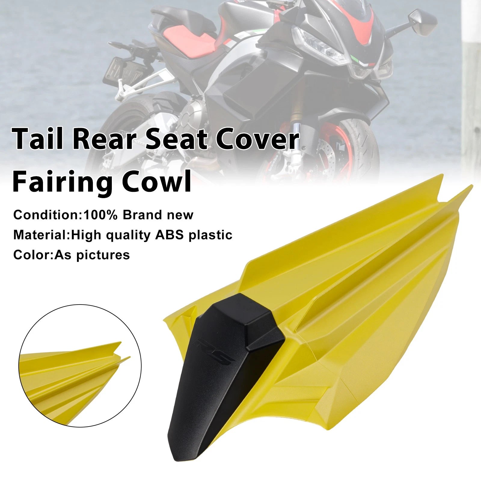 Rear Seat Cover Fairing Cowl for Aprilia RS660 Tuono 660 (2020–2025) Yellow