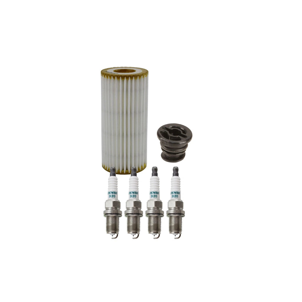Wix Engine Oil Filter & Denso 4 Iridium Spark Plugs for Audi A3 Quattro (2006–2013)