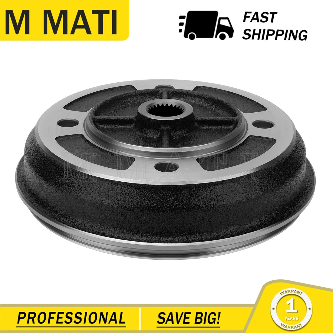 Front Brake Drum Hub for Kawasaki Mule KAF540 KAF620B (1990–2000)
