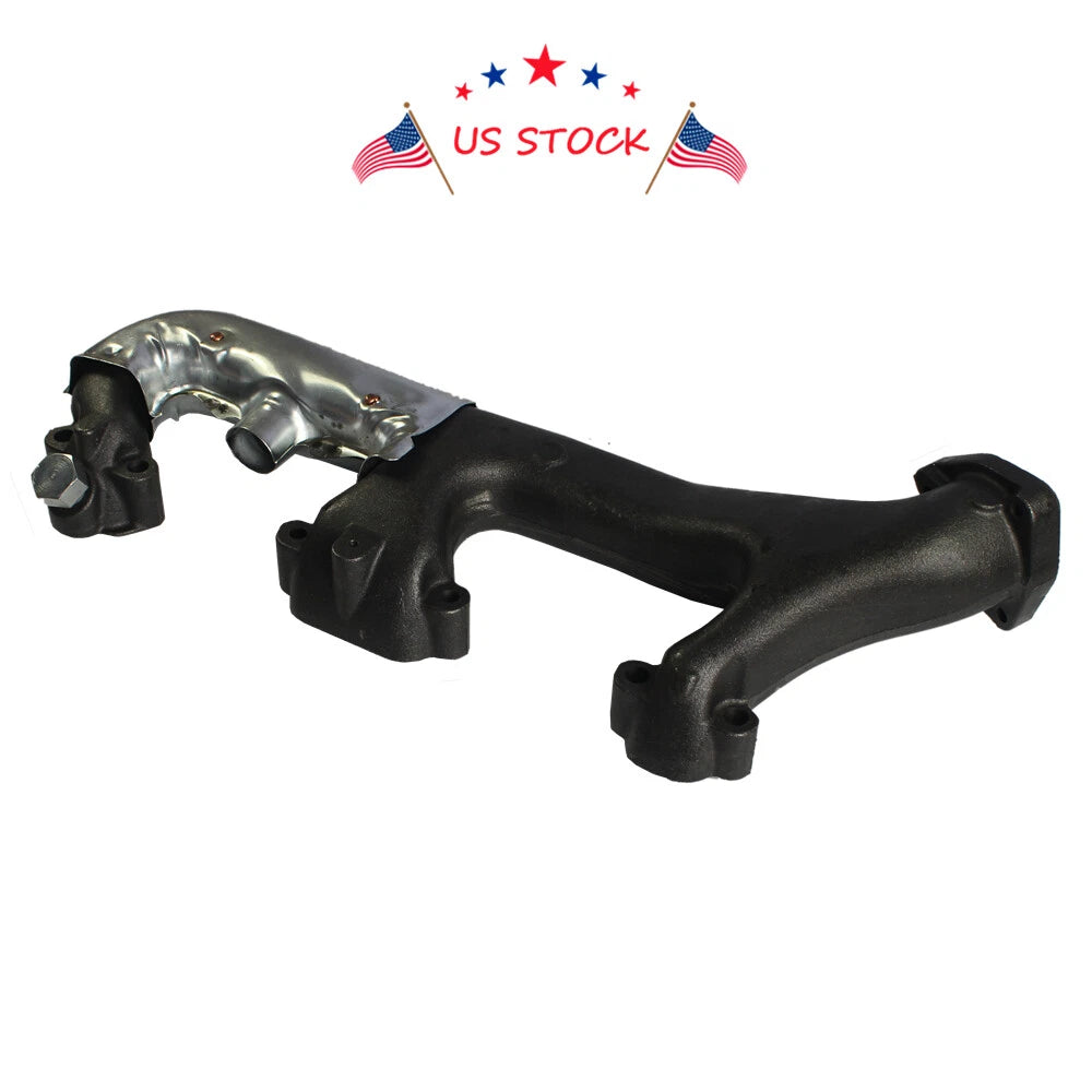 Right Exhaust Manifold with Heat Shield for Chevrolet GMC Pickup